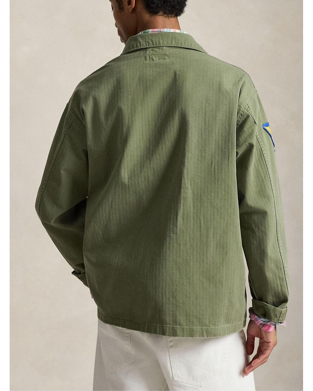 Ralph Lauren Green Cotton Shirt for men