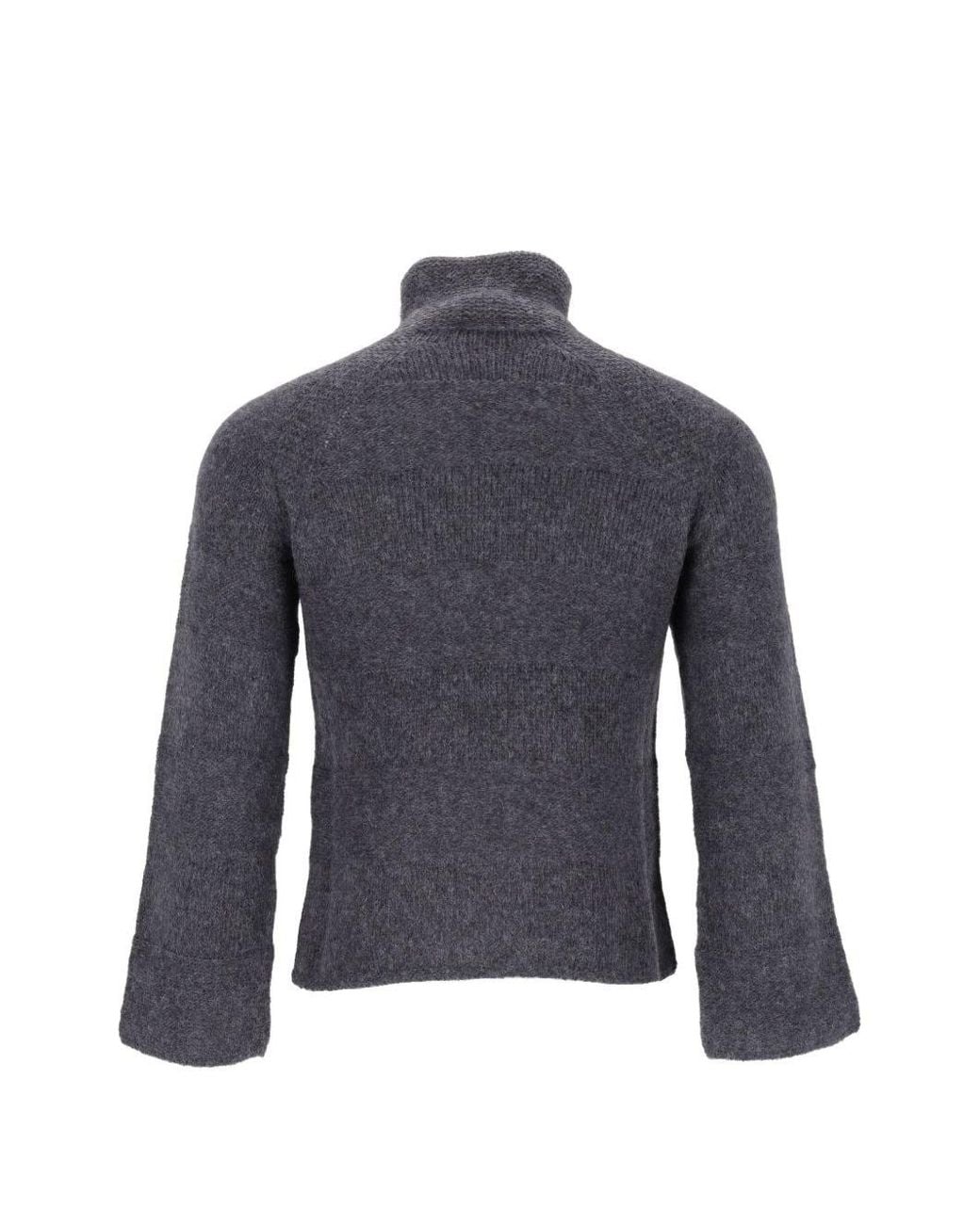 Emporio Armani Blue Wool Blend Sweater