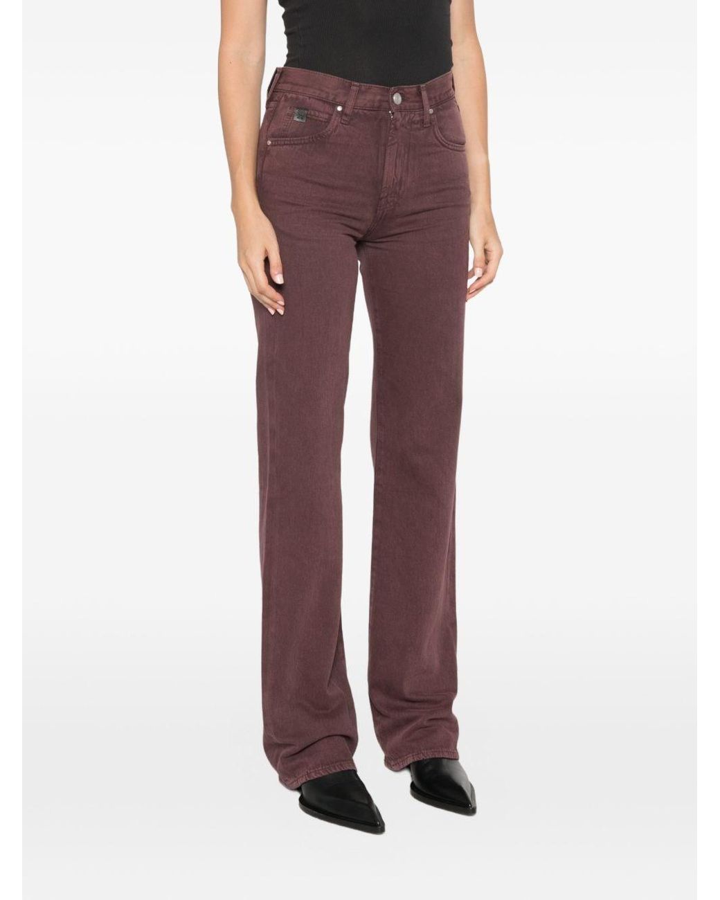 Jacob Cohen Purple Straight Denim Jeans