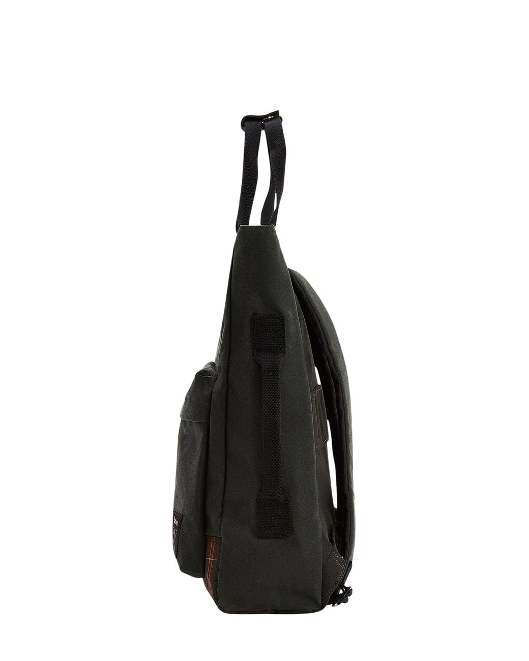 Barbour Black Field Wax Sage/Classic Backpack for men