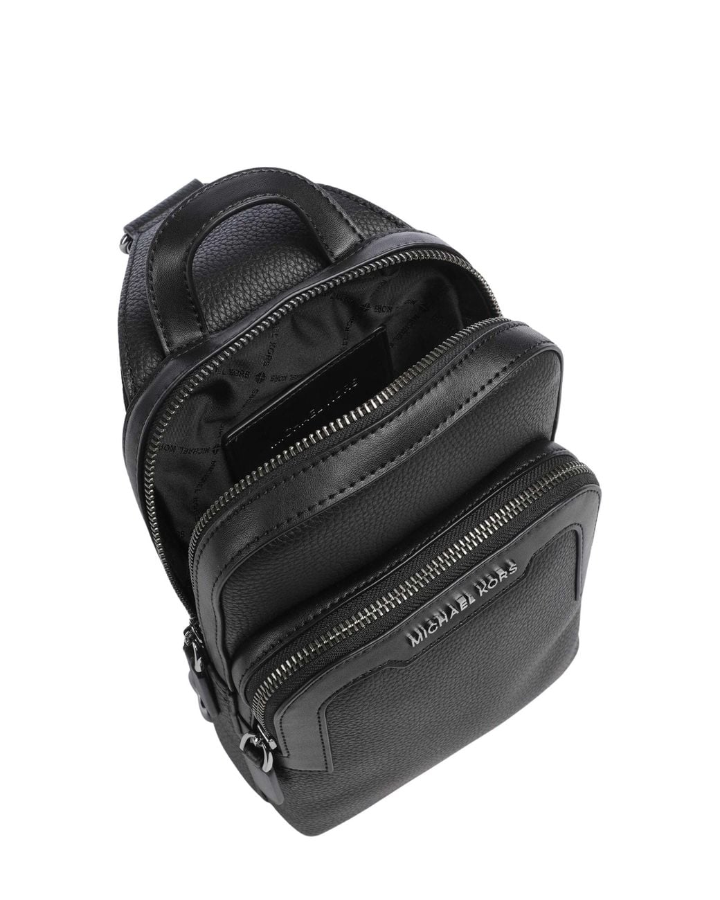 Michael Kors Black Hudson Medium Sling Bag for men