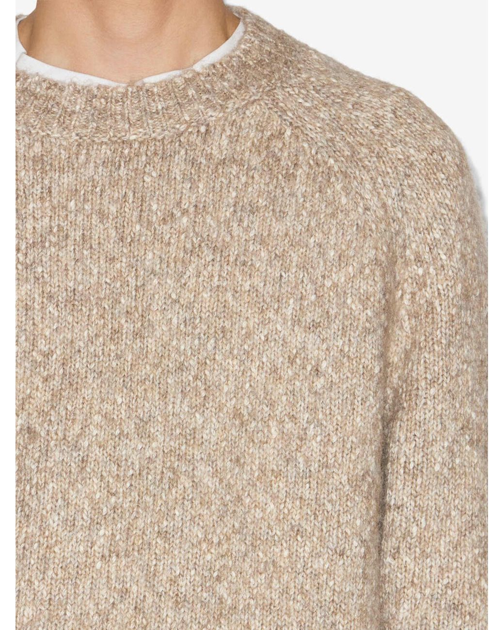 Isabel Marant Natural Row Neck Sweather Hanori for men