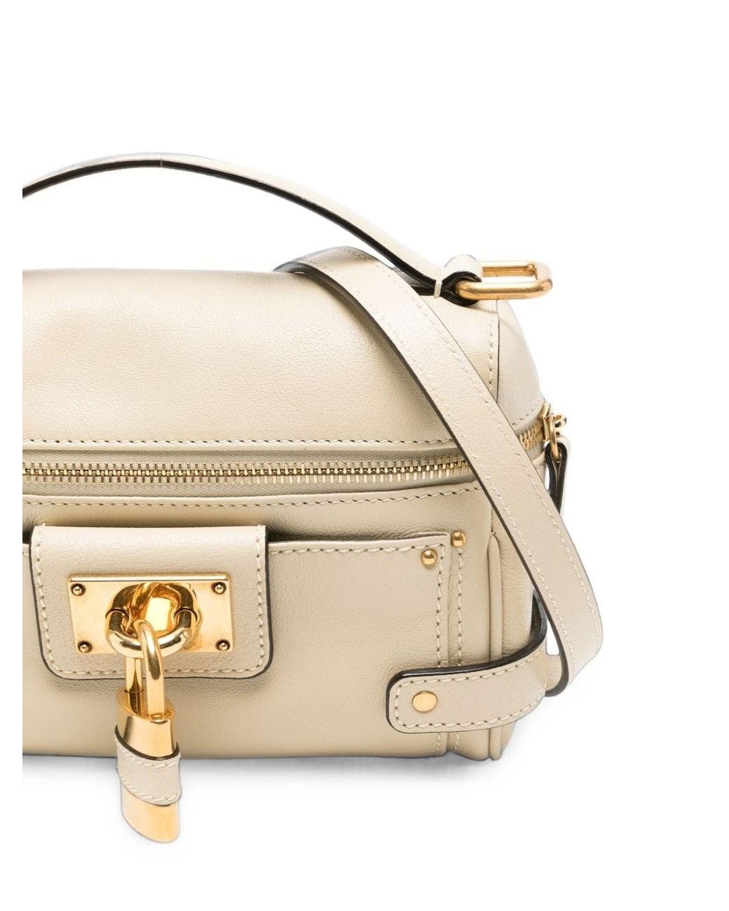 Chloé Metallic Paddington Leather Vanity Case