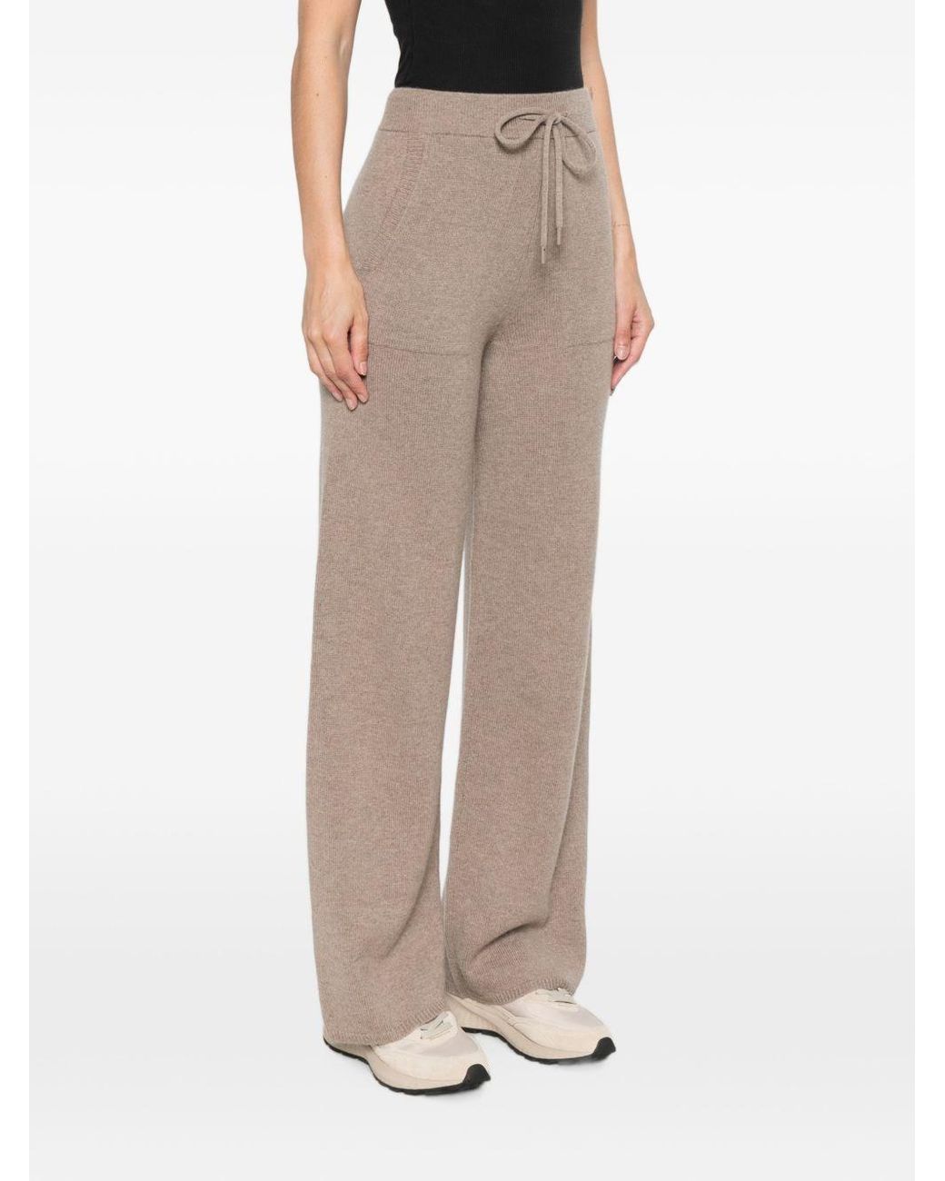 Max Mara White Cashmere Trousers