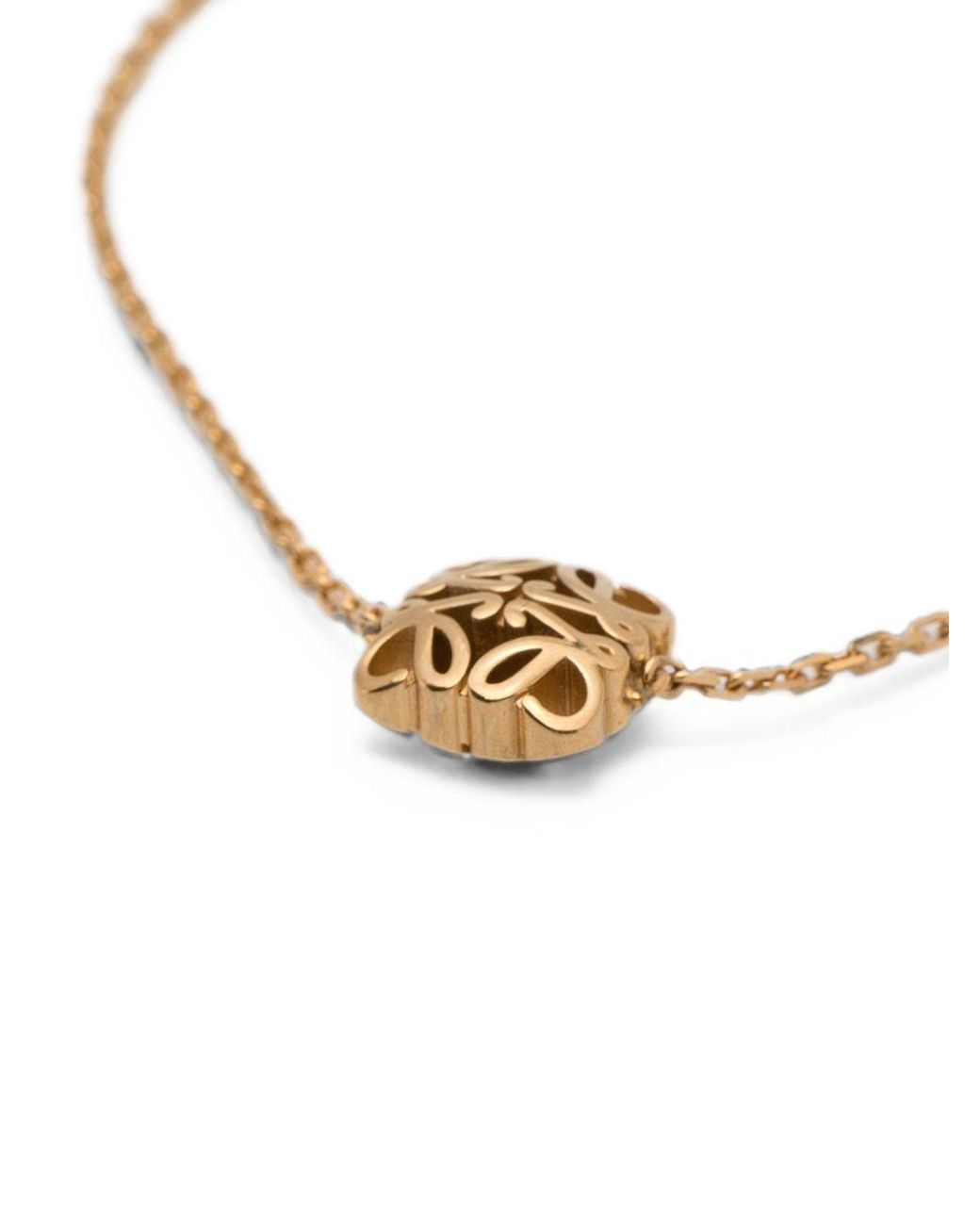 Loewe Metallic Anagram Bracelet