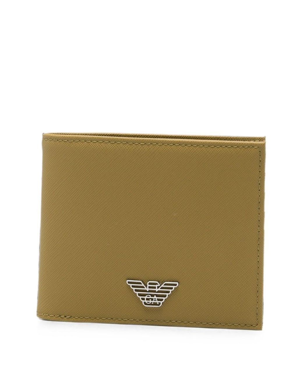 Emporio Armani Natural Logo Bifold Wallet for men