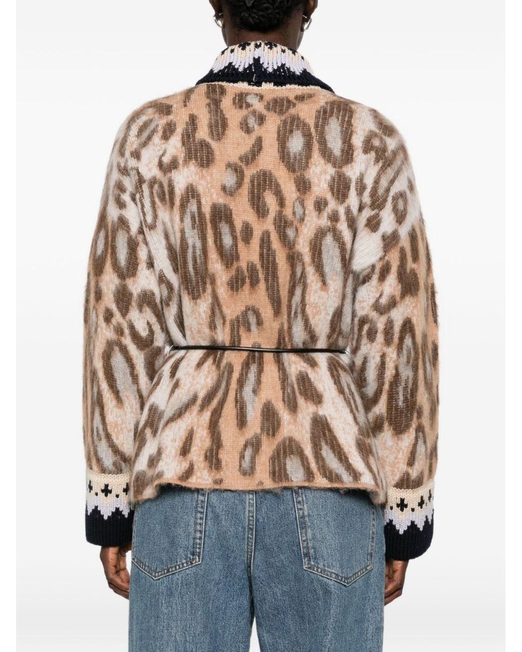 Forte_forte Brown Wool Oversized Cardigan