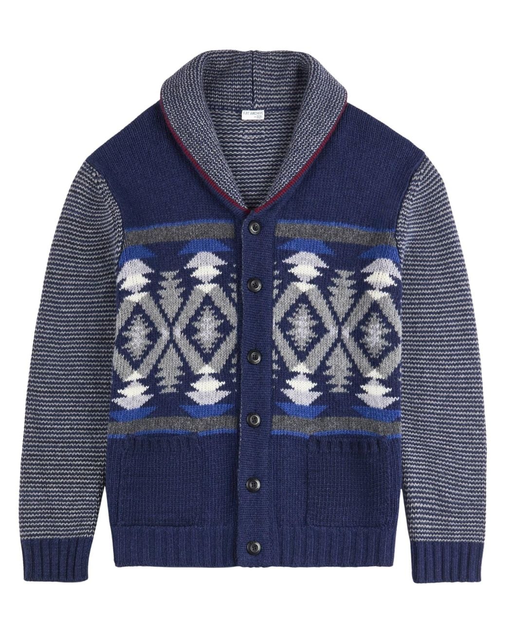 Fay Blue Cardigan for men
