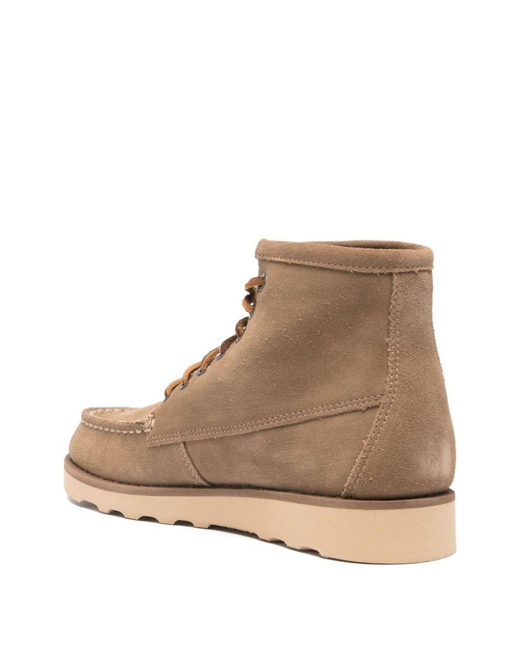 Sebago Brown Striged Leather Ankle Boot