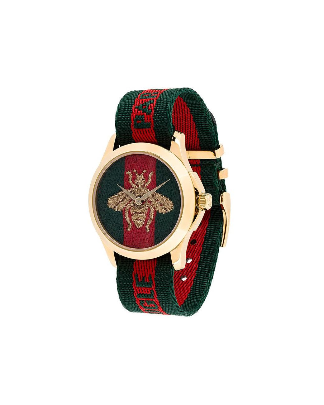 Gucci Watch With Bee Clock Face in 