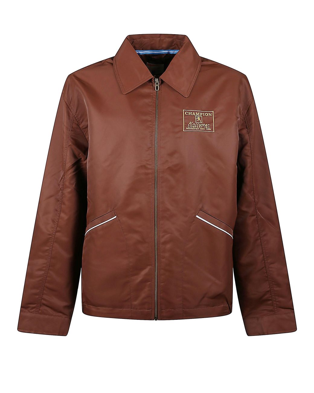 Giacca Logo di Champion in Brown da Uomo