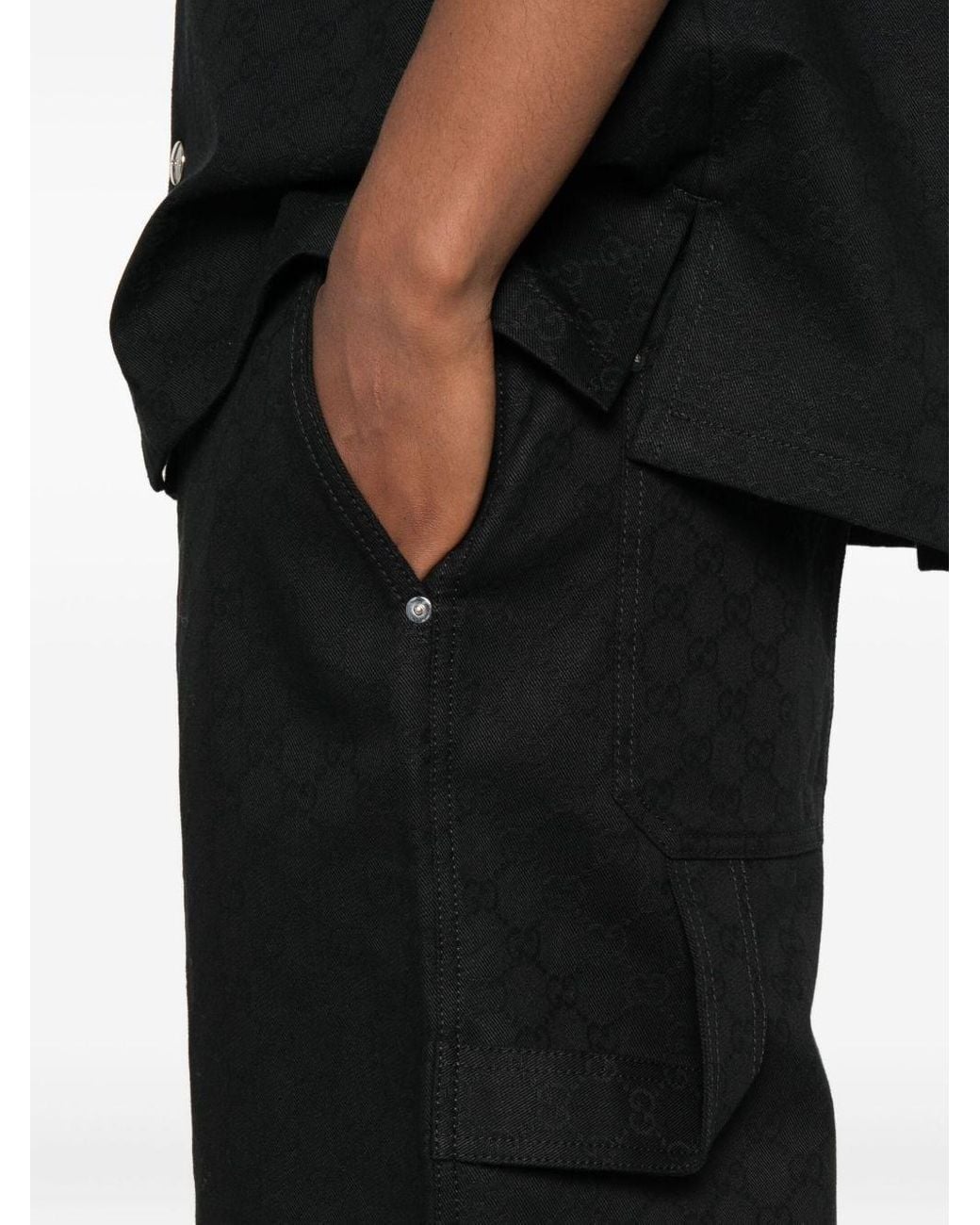 Bermuda di Gucci in Black da Uomo