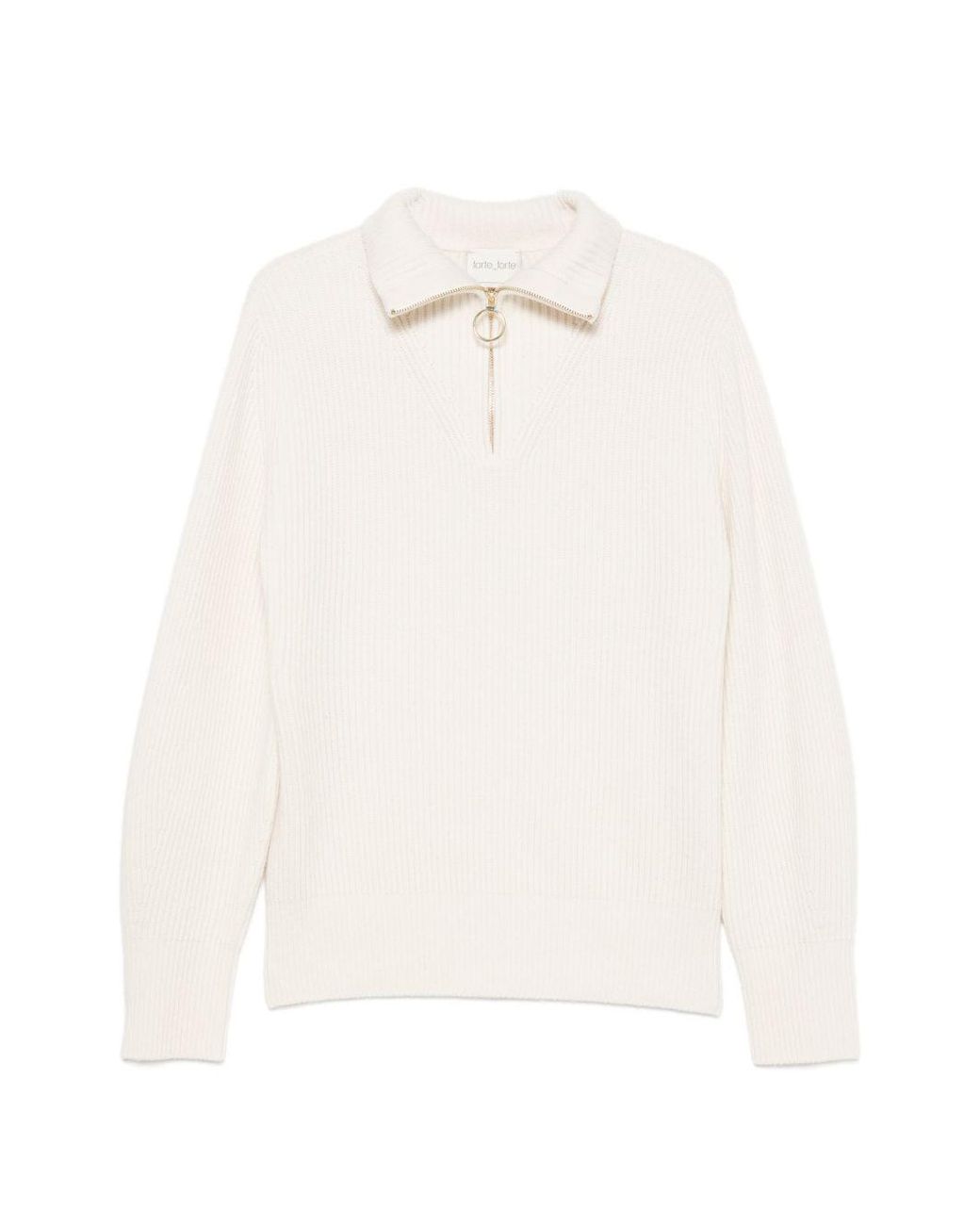 Forte_forte White Wool And Cashmere Sweater