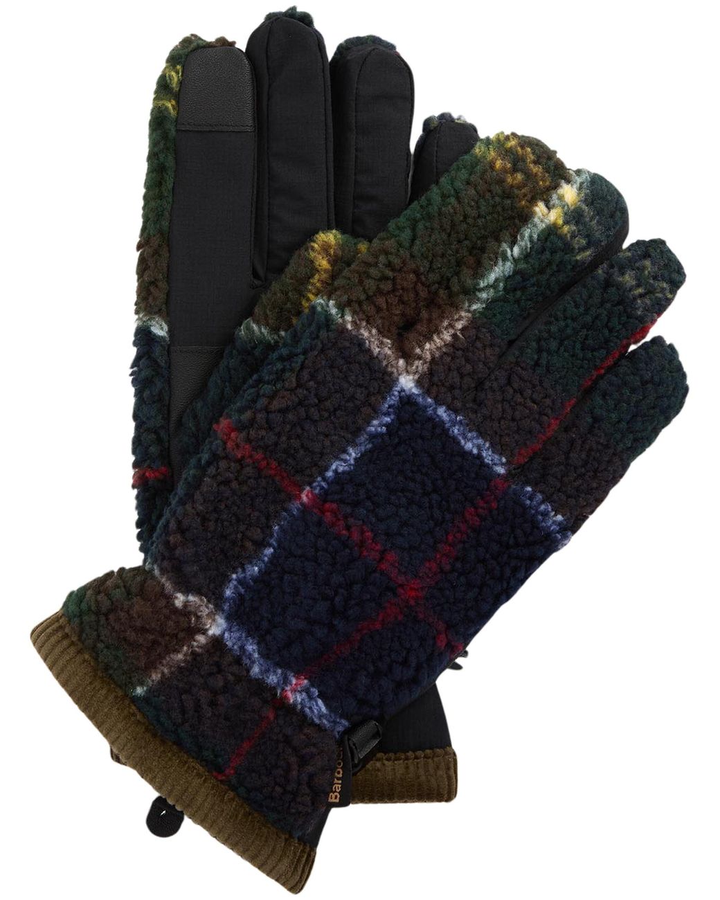 Barbour Blue Field Fleece Gloves for men