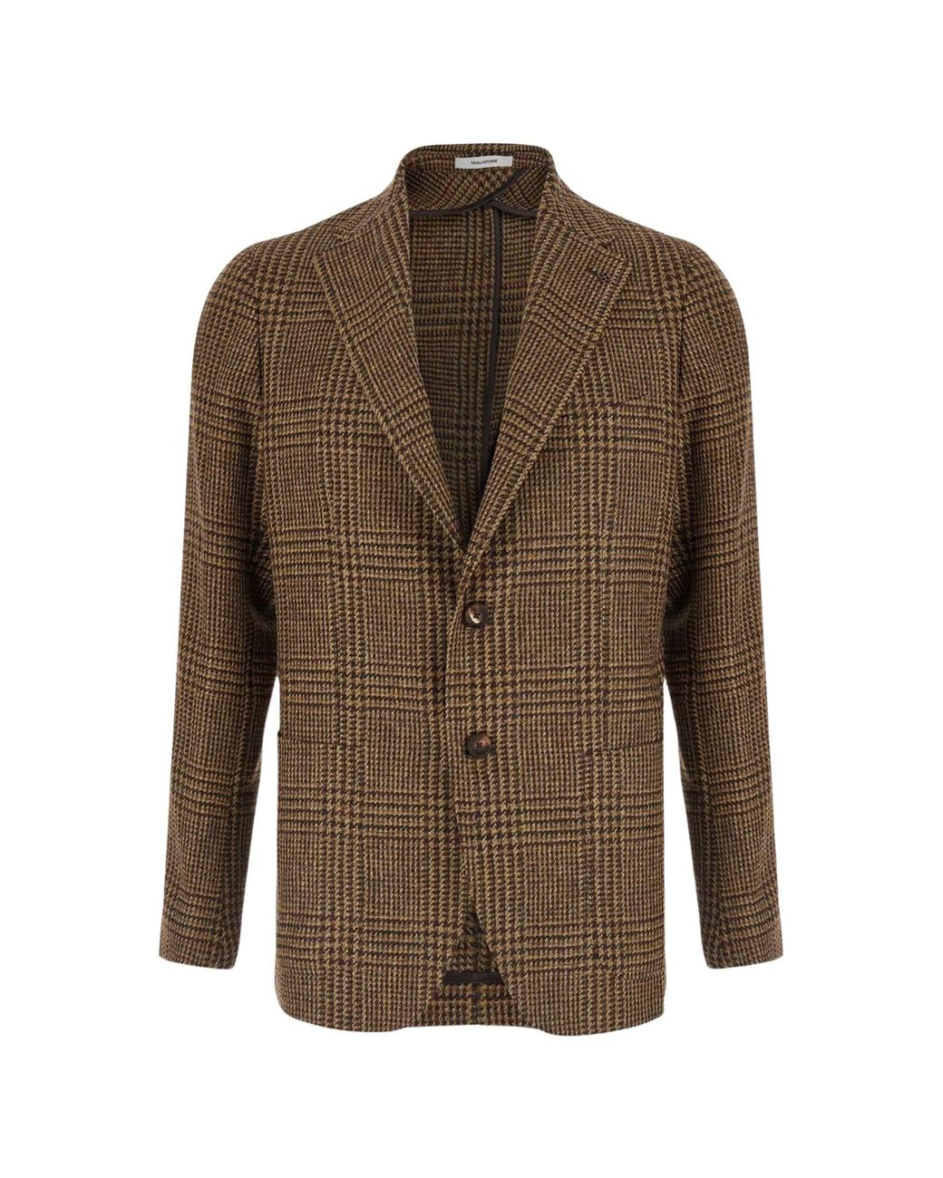 Tagliatore Brown Montecarlo Checked Single-Breasted Blazer for men