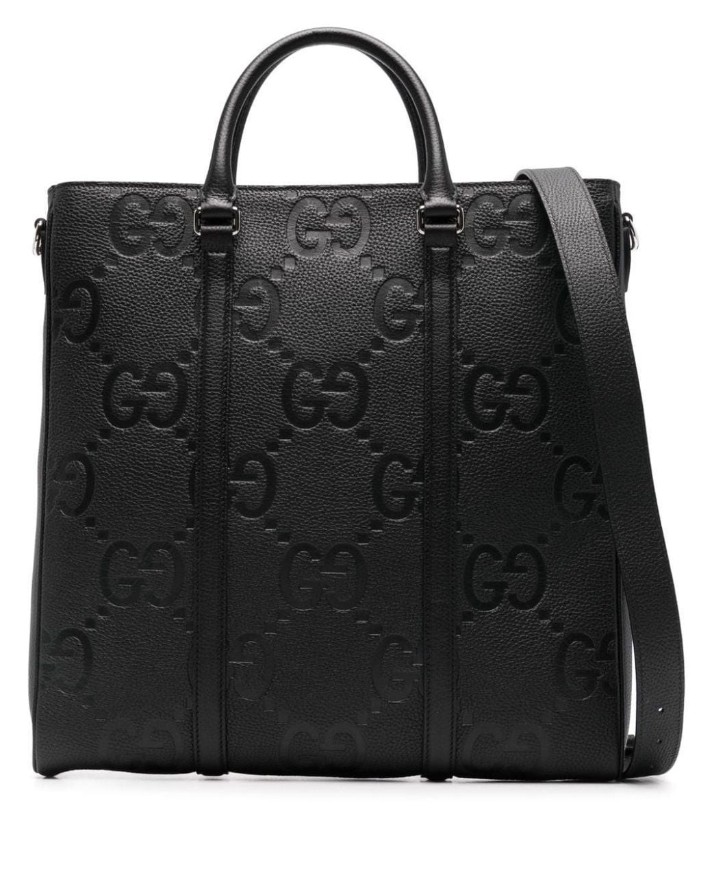 Gucci Black Tote Bag With Logo for men