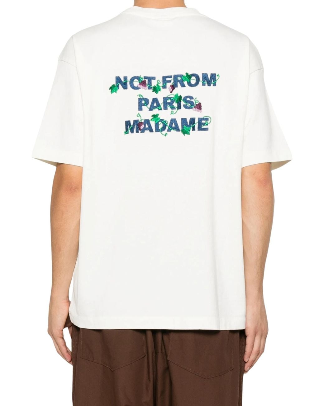 Drole de Monsieur White Short-Sleeves T-Shirt By for men