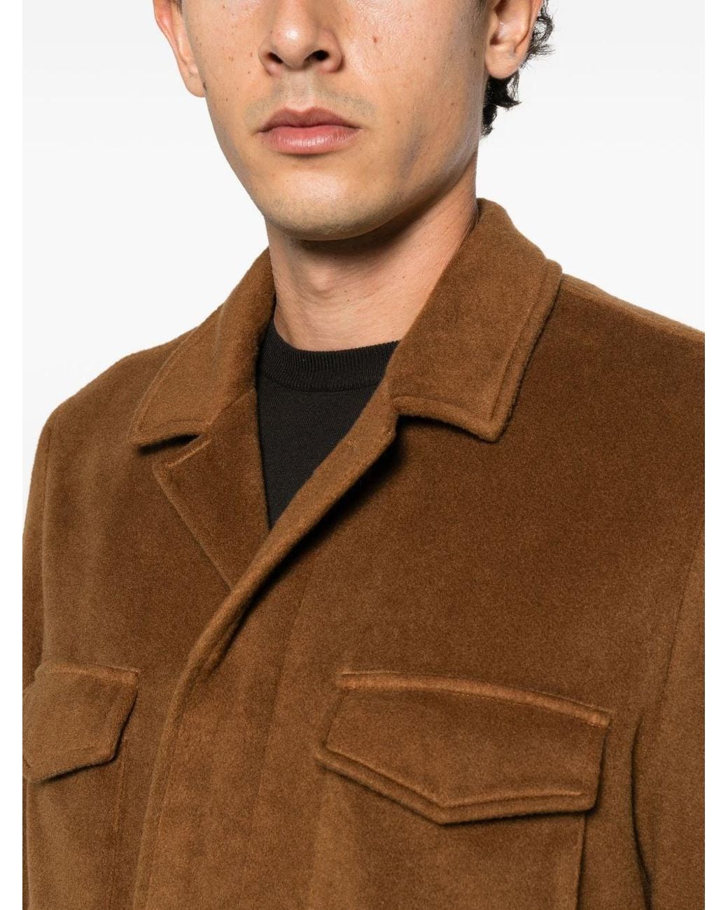 Boglioli Brown Cashmere Jacket for men