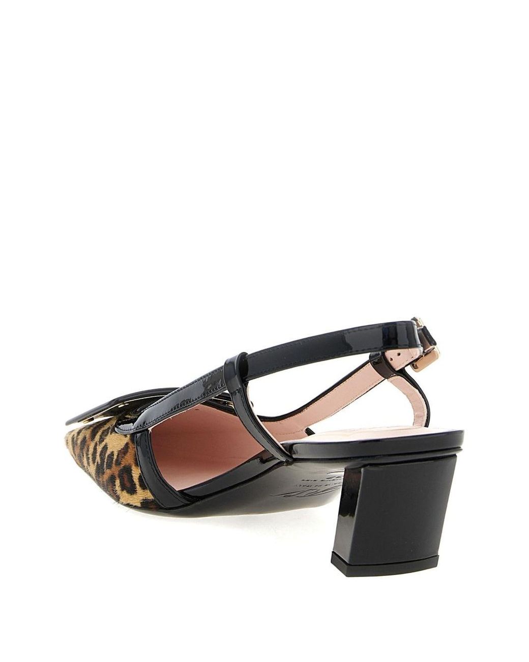 Roger Vivier Multicolor Belle Vivier Pony Slingback Pumps