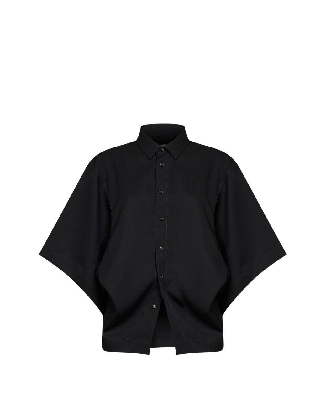 Bottega Veneta Black Wool Shirt