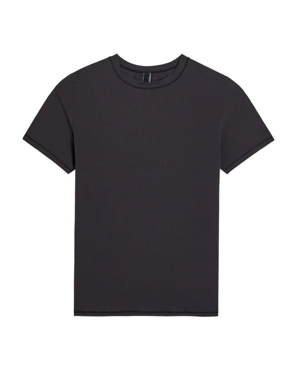 Skims Black Fitted T-Shirt