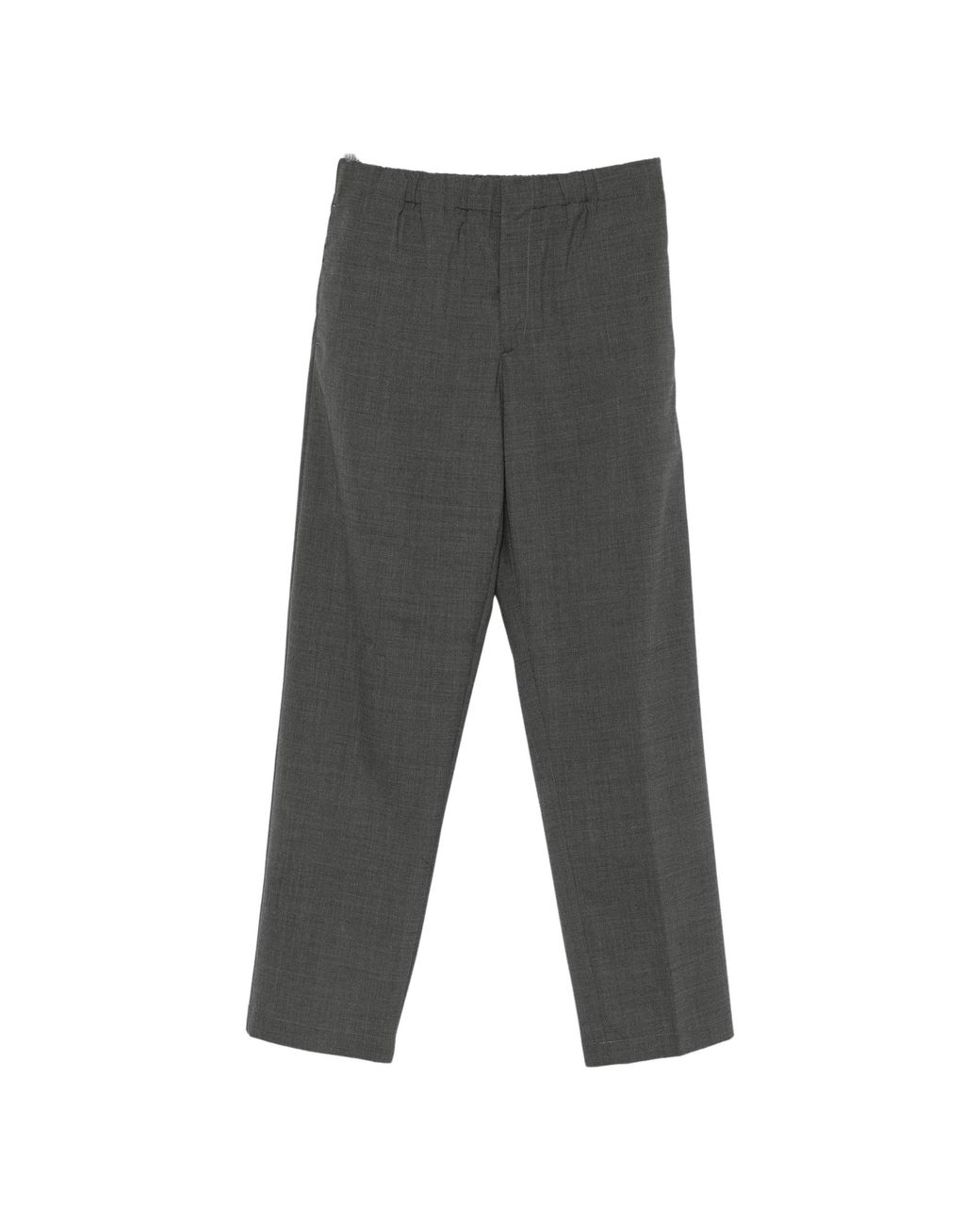 Lardini Gray Elasticated-Waistband Trousers for men