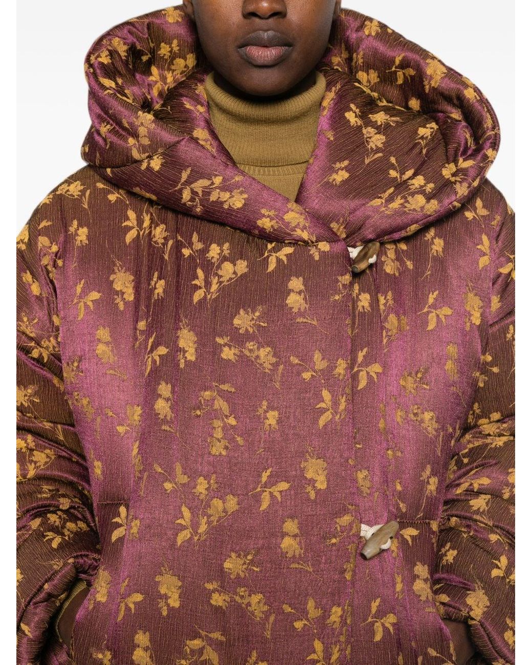 Dries Van Noten Brown Vacali Printed Jacket