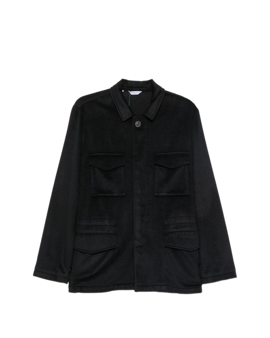 Boglioli Black Cashmere Jacket for men