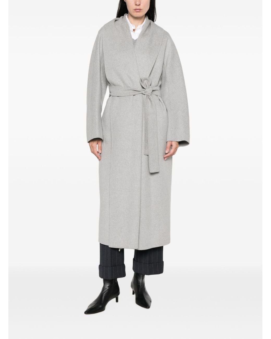 Max Mara Gray Wool Coat
