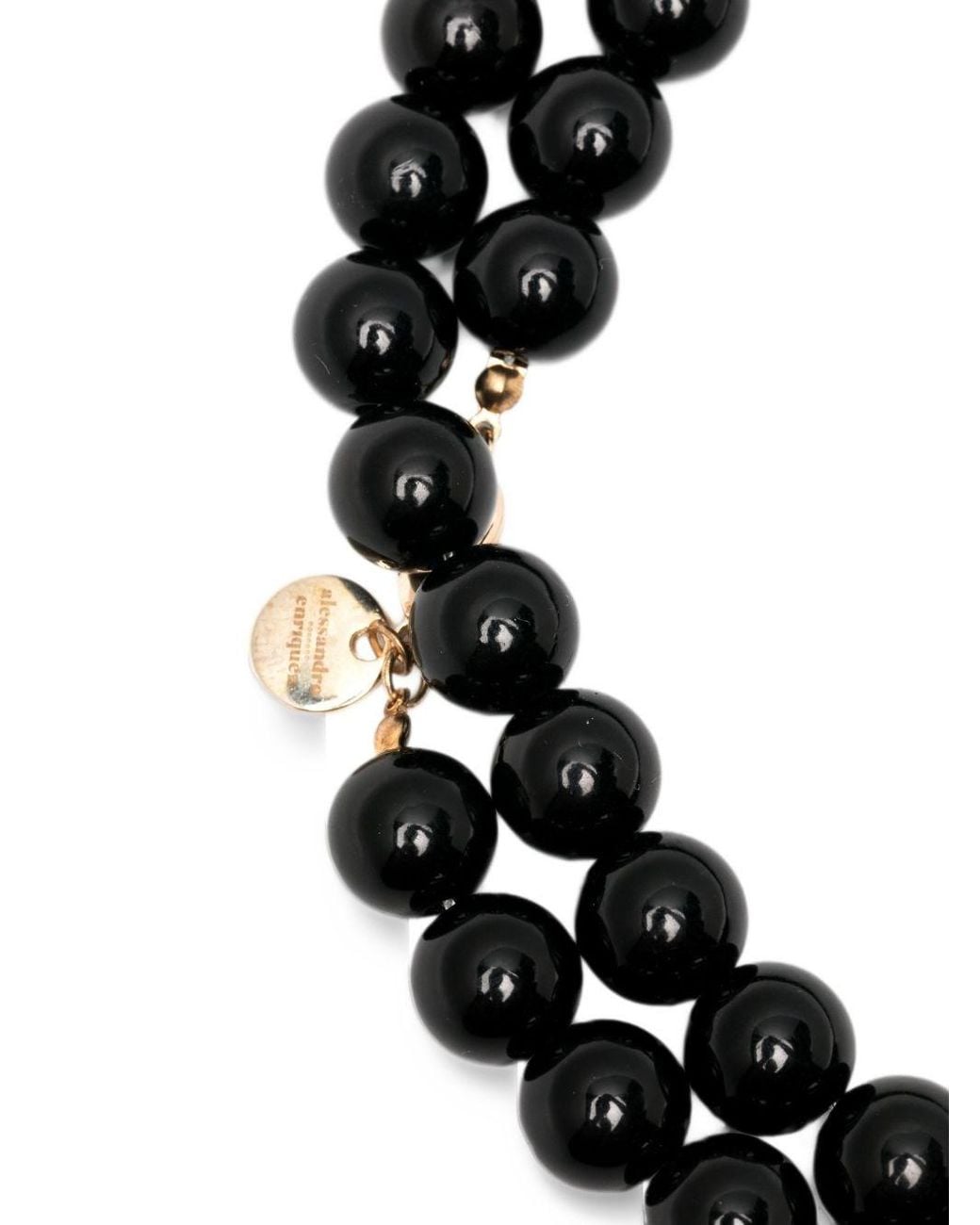 ALESSANDRO ENRIQUEZ Black Peral Necklace