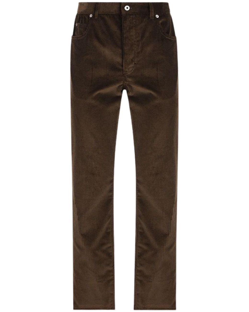 Loewe Brown Cotton Trousers for men