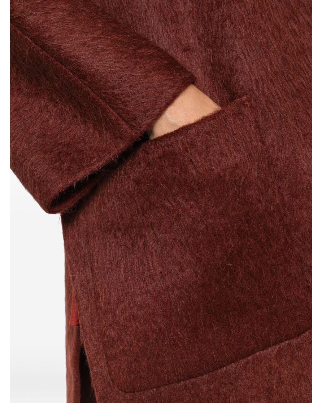 Max Mara Red Wool Coat