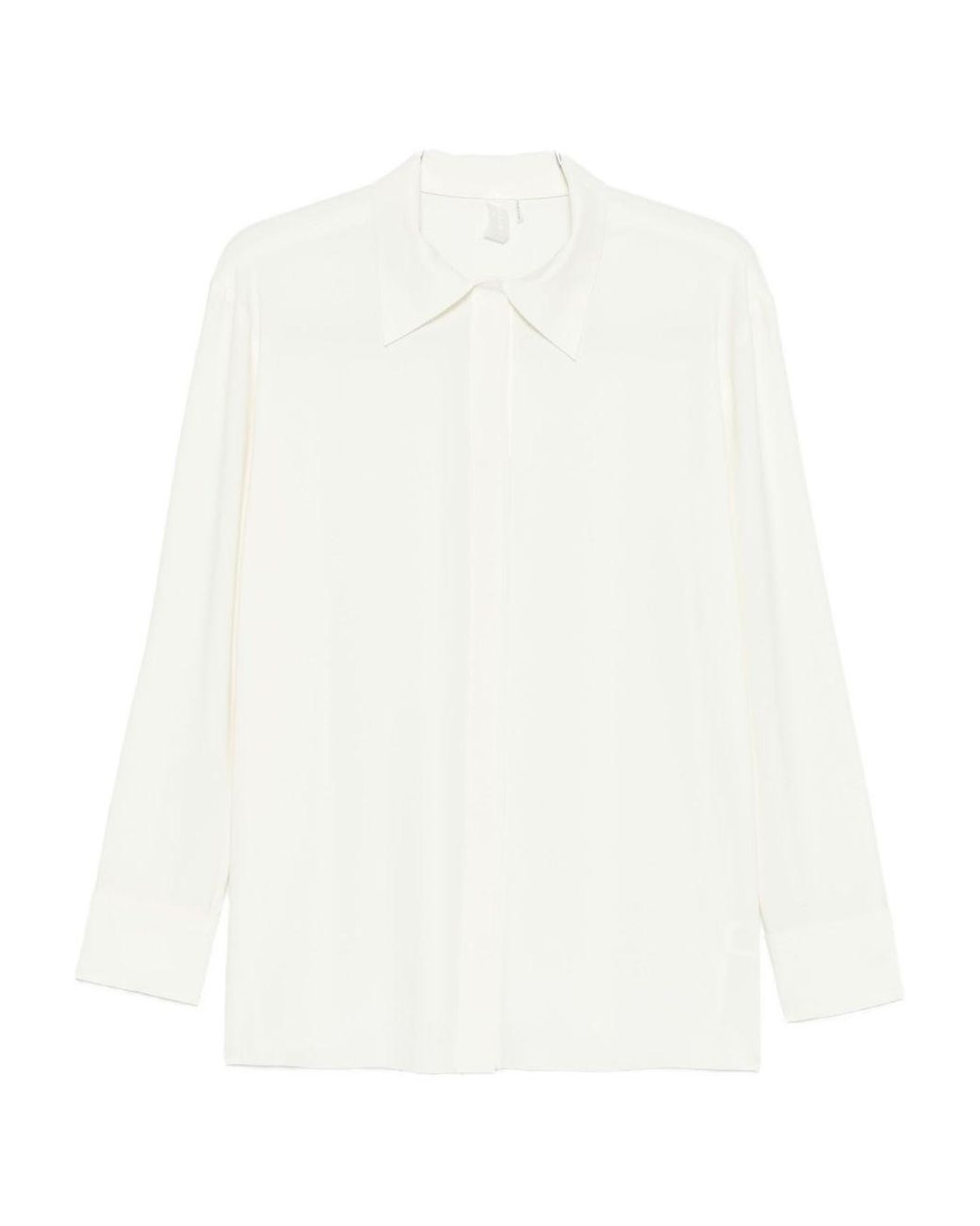 Norma Kamali White Jersey Shirt