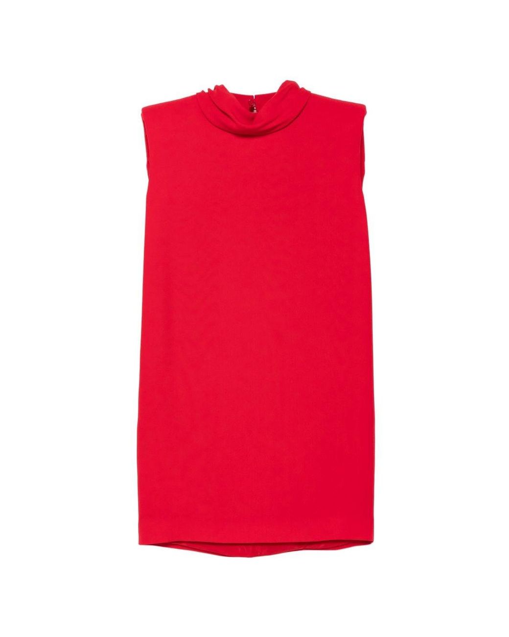 Valentino Red Silk Mini Dress