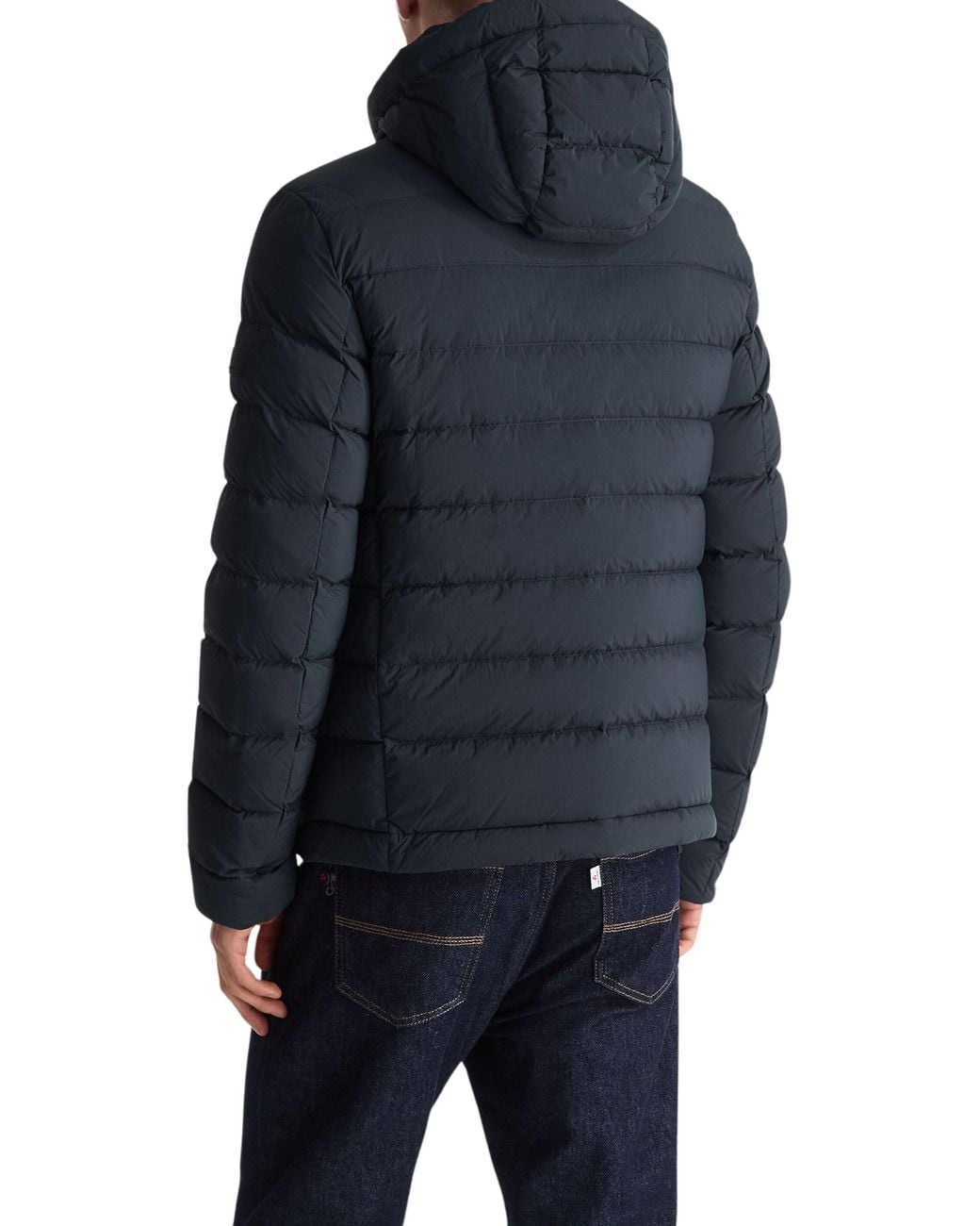 Peuterey Blue Ultra-Light Nylon Down Jacket for men