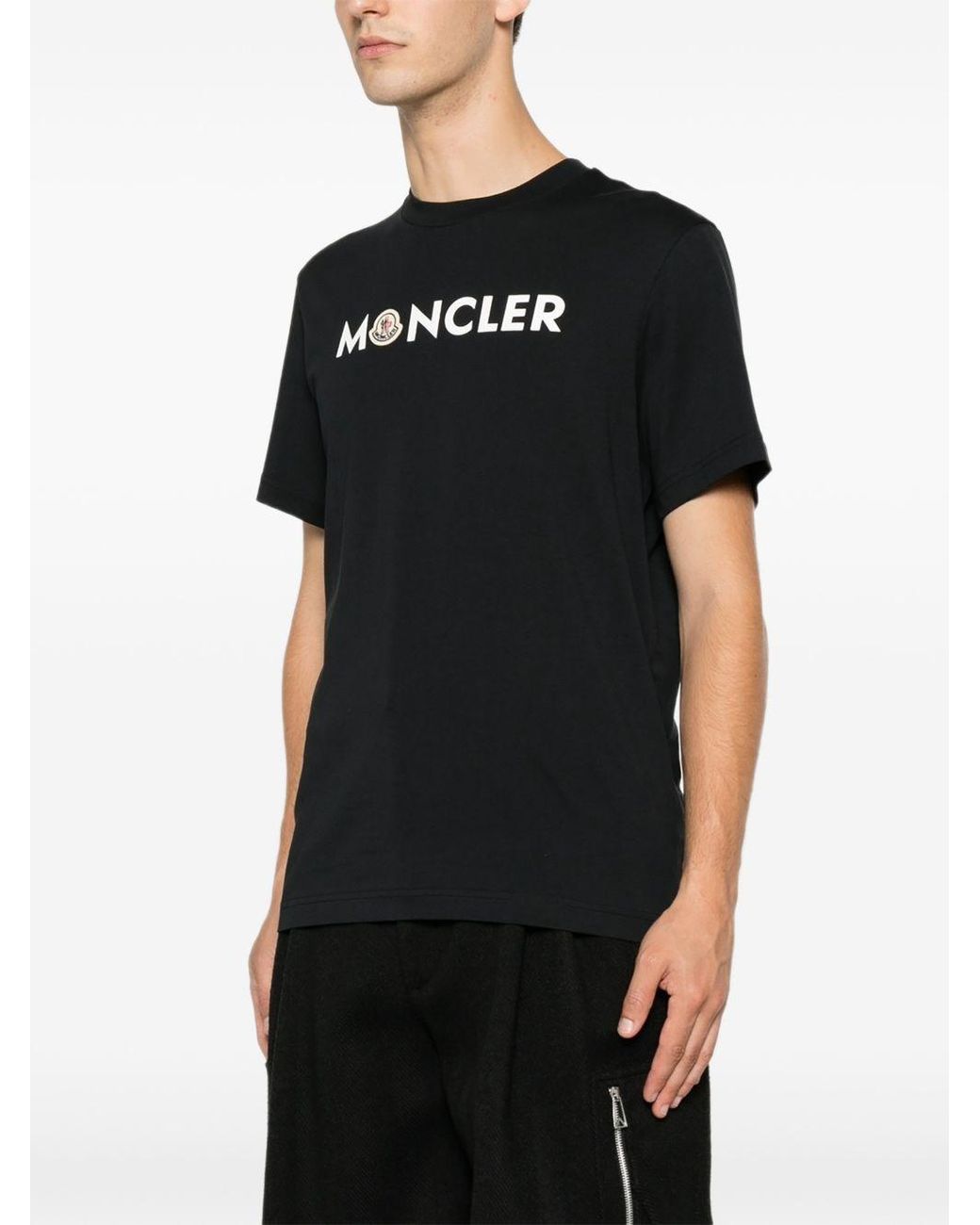 Moncler Black Ss T-Shirt for men