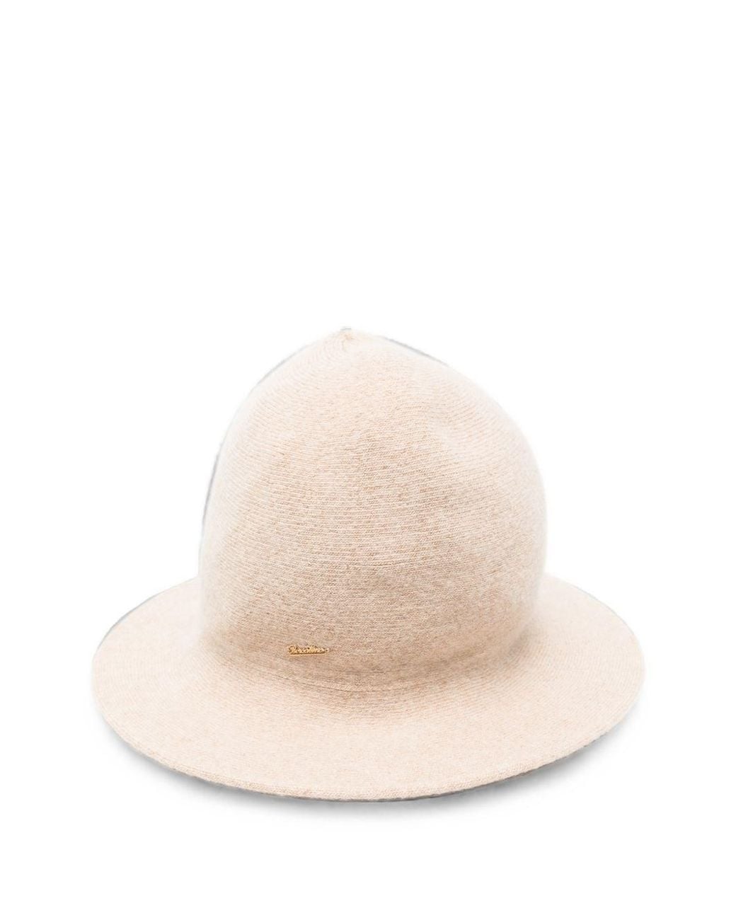 Borsalino Natural Angelina Wool Blend Cloche Hat