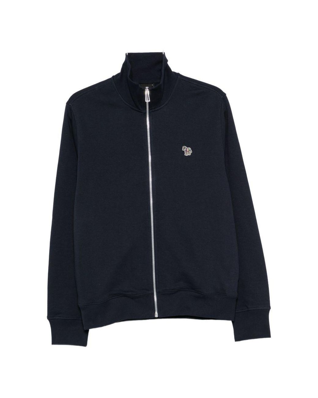 Paul Smith Blue Zebra Logo Cotton Sweatshirt for men