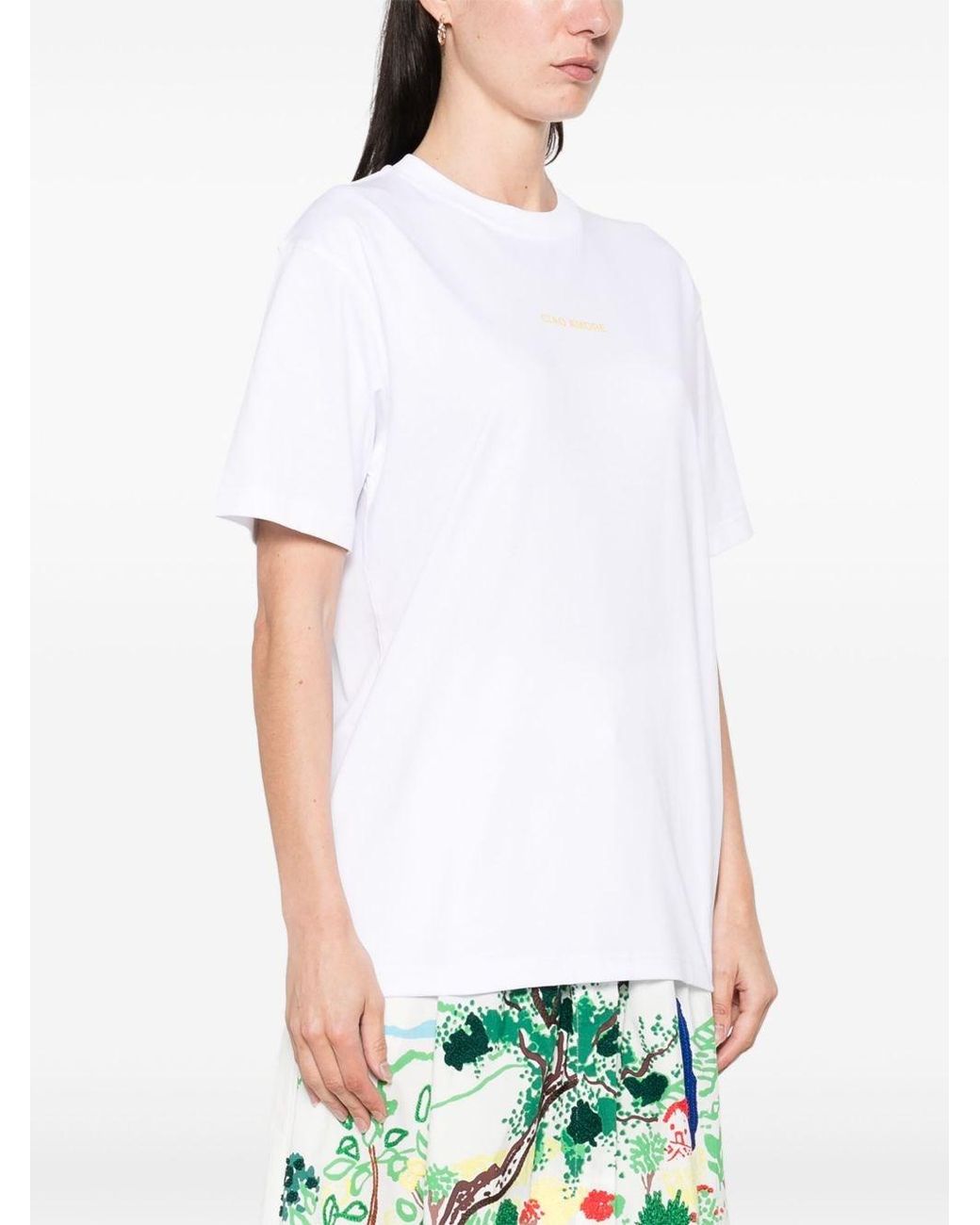 Giada Benincasa White Italian Summer T-Shirt