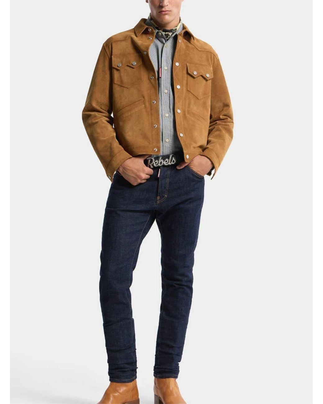 DSquared² Blue Teddy Jeans for men
