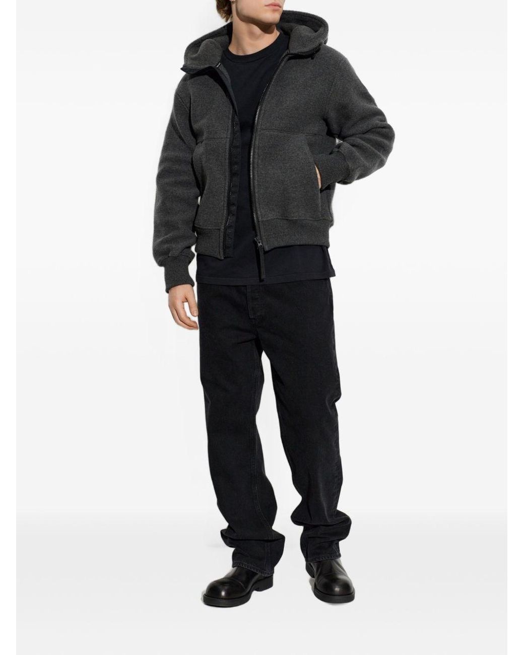 Canada Goose Black Chilliwack Fleece Bomber Jacket for men