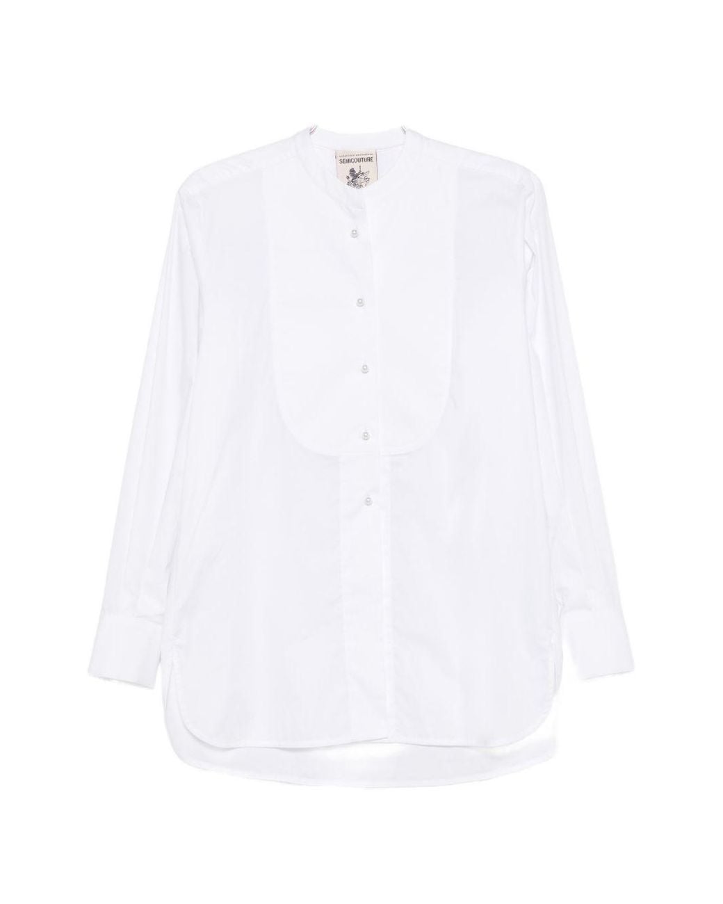 Semicouture White Kiley Cotton Shirt