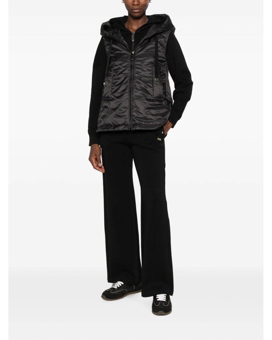 Max Mara Black Down Vest