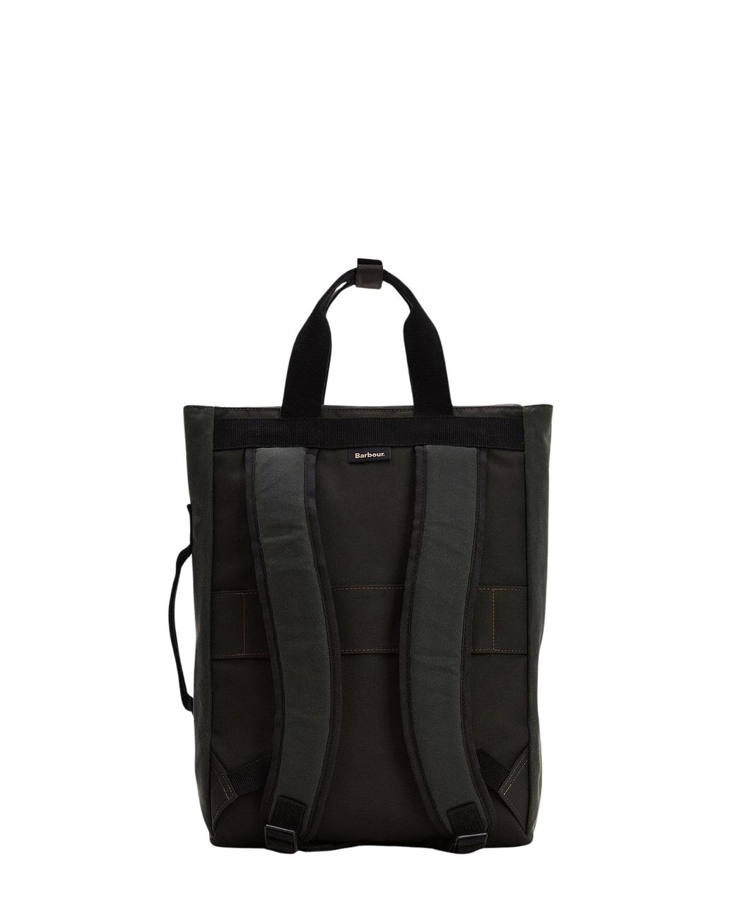 Barbour Black Field Wax Sage/Classic Backpack for men