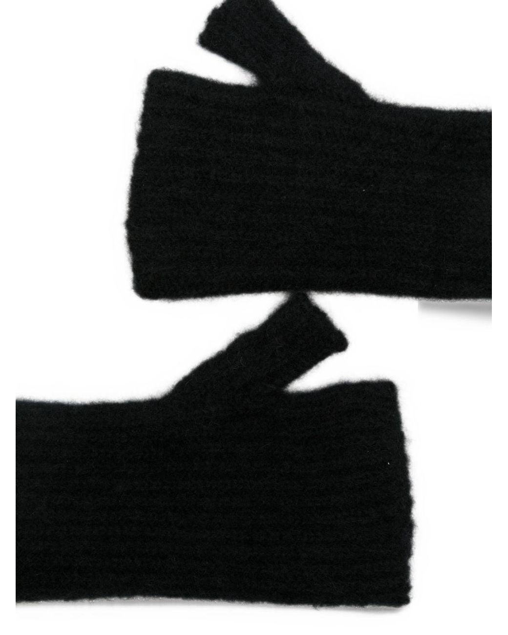 Mrz Black Cashmere Muffs