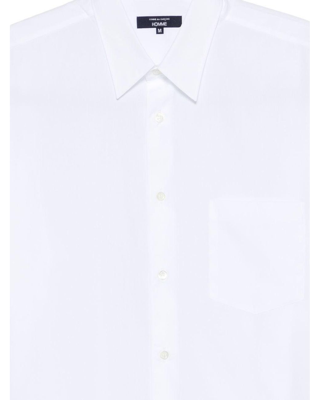 Comme des Garçons White Logo Shirt for men