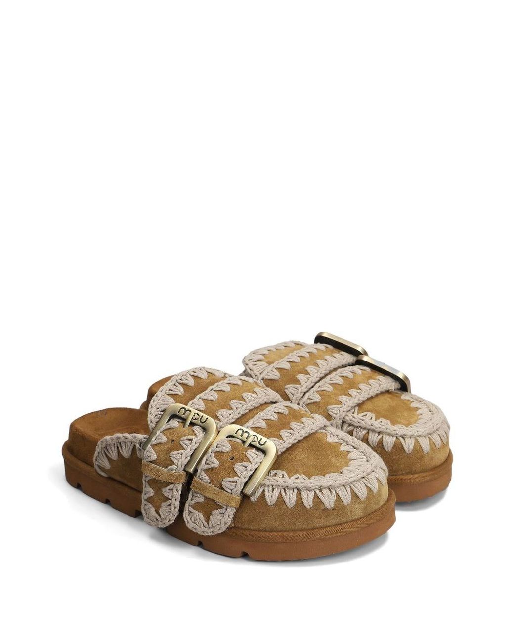 Mou Brown Bio Low Slippers