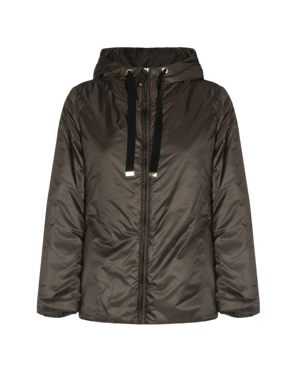 Max Mara Black Nylon Padded Blouson Jacket