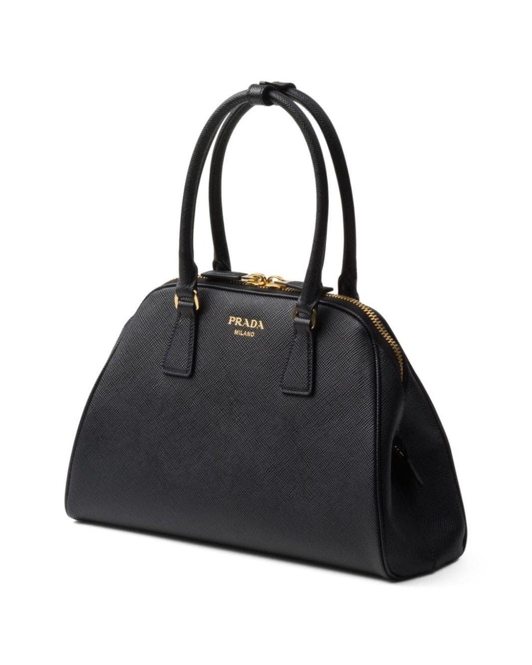 Borsa Tote Media di Prada in Black