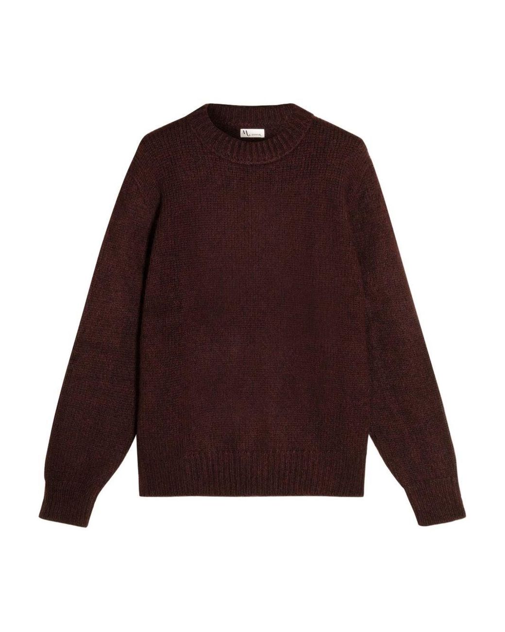 Doppiaa Purple Appio Round Neck Sweater for men